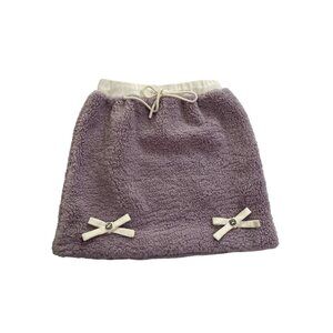 Ozlana Mini Skirt in Purple White